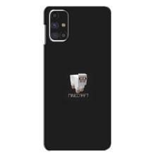 Чехол Майнкрафт на Samsung Galaxy M31s (AlphaPrint) Minecraft (Овечка Майнкрафт)