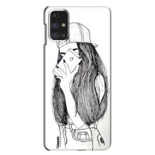 Чехол с печатью для Samsung Galaxy M31s - (Мода) (AlphaPrint) (Фото девочки)