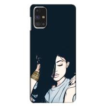 Чехол с печатью для Samsung Galaxy M31s - (Мода) (AlphaPrint) (Красивая девочка)