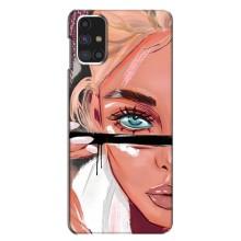 Чехол с печатью для Samsung Galaxy M31s - (Мода) (AlphaPrint) (Макияж)