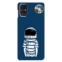 Чехол NASA для Samsung Galaxy M31s (AlphaPrint) (Мальчик в шлеме)