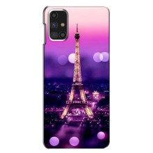 Чехол Эйфелева Башня для Samsung Galaxy M31s - (AlphaPrint) (Париж Башня)