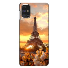 Чехол Эйфелева Башня для Samsung Galaxy M31s - (AlphaPrint) (Солнечная башня)