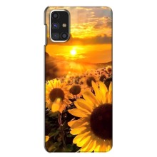 Чохол з Квітами для Samsung Galaxy M31s (поле соняшників)