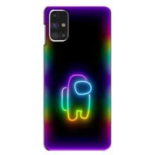 Чехол Амонг Ас для Samsung Galaxy M31s (AlphaPrint) (Яркий скин)