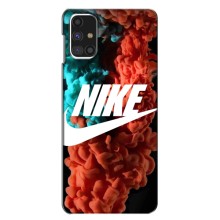 Чехол для Samsung Galaxy M31s - с принтом Найк (AlphaPrint) (Дымчатый найк)