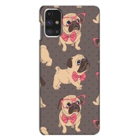 Чехол (ТПУ) Милые собачки для Samsung Galaxy M31s – Собачки Мопсики