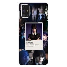 Чехлы Венсдей на Samsung Galaxy M31s Уэнсдей (AlphaPrint) (коллаж Уэнздей)