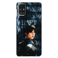 Чехлы Венсдей на Samsung Galaxy M31s Уэнсдей (AlphaPrint) (Уэнздей кошка)