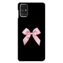Чохол банти для Samsung Galaxy M31s – Бант на чорному