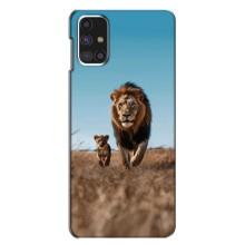 Чехол Король лев на Самсунг М31с (Мусафа и Симба)
