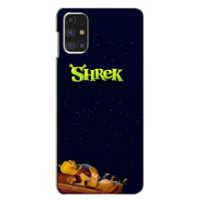 Чехол с мультфильмом Шрек на Samsung Galaxy M31s – Шрек лого