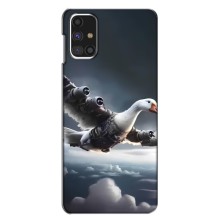 Чехол с мемом Тралалело тралала на Samsung Galaxy M31s (Бомбардини гусини)