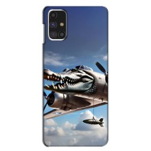 Чехол с мемом Тралалело тралала на Samsung Galaxy M31s (Бомбардиро крокодило)