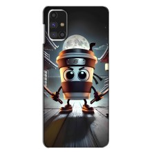 Чехол с мемом Тралалело тралала на Samsung Galaxy M31s (Капучино асасино)