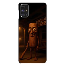 Чехол с мемом Тралалело тралала на Samsung Galaxy M31s (Тунг тунг тунг сахур)