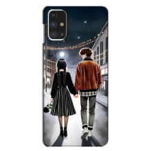 Чехол с дизайном Венздей 2 на Samsung Galaxy M31s – Уэнсдей и Тайлер