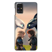 Чехол как приручить дракона на Samsung Galaxy M31s (Гикавка и Астрид)