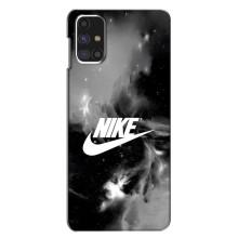 Чохол з логтипом Найк на Samsung Galaxy M31s (Найк димчастий)