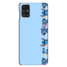 Чехол с принтом Стич на Samsung Galaxy M31s – Стич фон