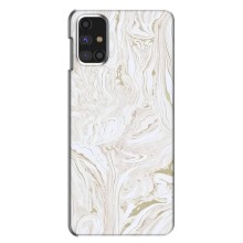 Мраморний чехол на Samsung Galaxy M31s (VPrint) (Білий мрамор)
