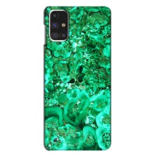 Мраморний чехол на Samsung Galaxy M31s (VPrint) (Салатовий Мрамор)