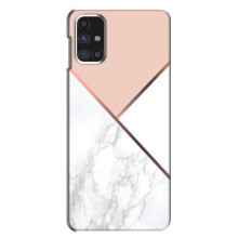 Мраморний чехол на Samsung Galaxy M31s (VPrint) (Тройний мрамор)