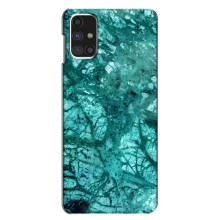 Мраморний чехол на Samsung Galaxy M31s (VPrint) (Зелений мрамор)