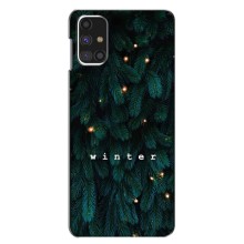 Новогодние, Праздничные Чехлы для Samsung Galaxy M31s - 2024 год (Winter)