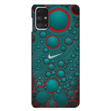 Силиконовый Чехол на Samsung Galaxy M31s с картинкой Nike (Найк зеленый)