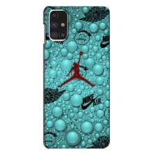 Силиконовый Чехол Nike Air Jordan на Самсунг Галакси М31с (Джордан Найк)
