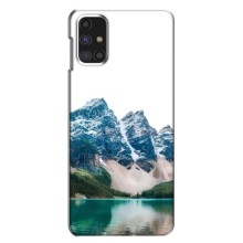 Силиконовый чехол с КАРТИНКАМИ лето для Samsung Galaxy M31s (AlphaPrint) (Гори)
