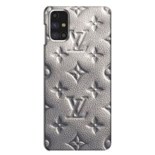 Текстурный Чехол Louis Vuitton для Самсунг Галакси М31с – Бежевый ЛВ