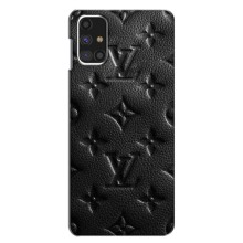 Текстурный Чехол Louis Vuitton для Самсунг Галакси М31с – Черный ЛВ