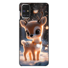 Яркий чехол для Samsung Galaxy M31s с Зимними Оленятами – Оленёнок