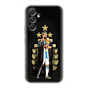 Чехлы Лео Месси Аргентина для Samsung Galaxy M32 5g (Месси король)