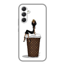 Чехлы Луи Витон для Samsung Galaxy M32 5g (AlphaPrint - LOUIS VUITTON) (кофе LOUIS VUITTON)