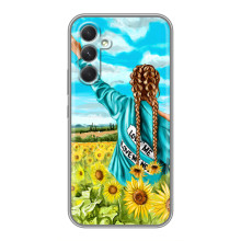 Чехол для Патриота Украины Samsung Galaxy M32 5g - (AlphaPrint) (Украиночка)