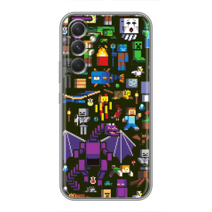 Чохол Майнкрафт на Samsung Galaxy M32 5g (AlphaPrint) Minecraft