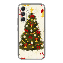 Чехол Новогодняя Елка на Samsung Galaxy M32 5g (Новогодний принт)