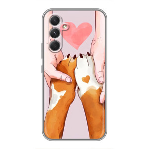 Чохол (ТПУ) Милі песики для Samsung Galaxy M32 5g – Любов до собак