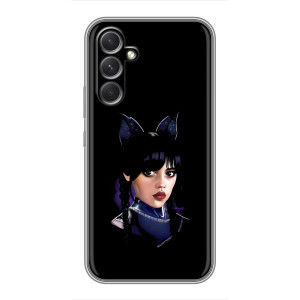 Чехлы Венсдей на Samsung Galaxy M32 5g Уэнсдей (AlphaPrint) – серьезная Уэнздей