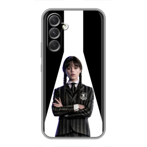 Чехлы Венсдей на Samsung Galaxy M32 5g Уэнсдей (AlphaPrint) – W-Wednesday