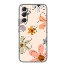 Чохол з квітковим принтом на <td>Samsung Galaxy M32 5G </td> – Кольорові квіти