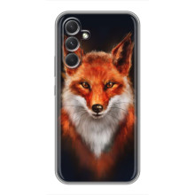 Чехол с принтом лисички на Самсунг Галакси М32 5г – Лиса на черном