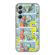 Силиконовый чехол Спанч Боб на зэmsung галакси эм32 5g (Фото-БоБ)