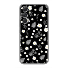 Чехлы с тематикой "ЦВЕТЫ" на Samsung Galaxy M32 5g (цветение на чорном)