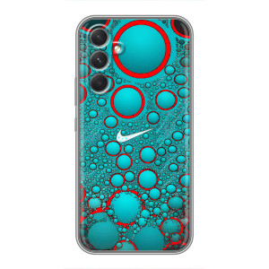 Силиконовый Чехол на Samsung Galaxy M32 5g с картинкой Nike (Найк зеленый)