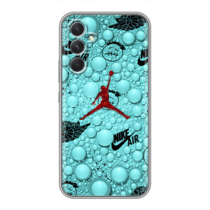 Силиконовый Чехол Nike Air Jordan на зэmsung галакси эм32 5g – Джордан Найк