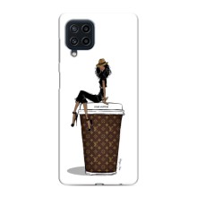 Чехлы Луи Витон для Samsung Galaxy M32 (AlphaPrint - LOUIS VUITTON) (кофе LOUIS VUITTON)